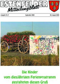Die Kinder vom diesj&auml;hrigen Ferienprogramm gestalteten diesen Gru&szlig; - Ausgabe Nr. 9