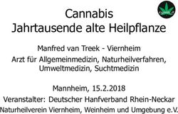 Cannabis Jahrtausende alte Heilpflanze - Praxis Manfred van Treek, Viernheim