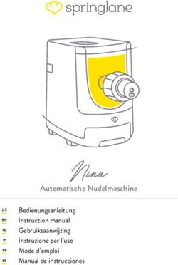 Nina Bedienungsanleitung Instruction manual Gebruiksaanwijzing Instruzione per l'uso Mode d'emploi Manual de instrucciones - Bol.com