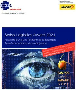 Swiss Logistics Award 2021 - Ausschreibung und Teilnahmebedingungen Appel et conditions de participation