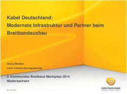 Kabel Deutschland: Modernste Infrastruktur und Partner beim Breitbandausbau - Kommunaler Breitband Marktplatz 2014 Niedersachsen