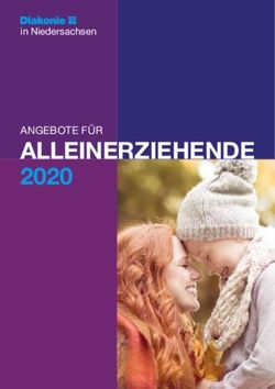 ALLEINERZIEHENDE 2020 - ANGEBOTE F&Uuml;R in Niedersachsen - Diakonie in Niedersachsen