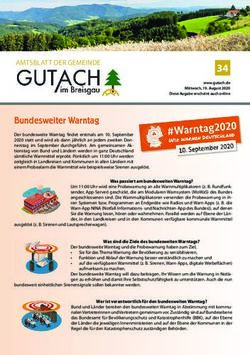 Bundesweiter Warntag AMTSBLATT DER GEMEINDE - Gemeinde Gutach