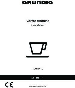 Coffee Machine User Manual - TCM 7061 D - GRUNDIG
