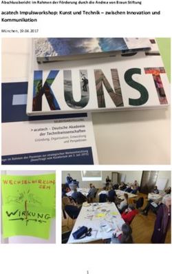 Acatech Impulsworkshop: Kunst und Technik - zwischen Innovation und Kommunikation - Andrea von ...