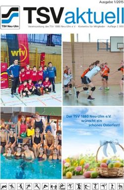 TSVaktuell - Der TSV 1880 Neu-Ulm e.V. w&uuml;nscht ein sch&ouml;nes Osterfest! - Ausgabe 1/2015 - TSV 1880 Neu-Ulm EV