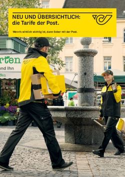 NEU UND ÜBERSICHTLICH: die Tarife der Post - Post Logo