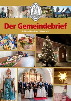 Der Gemeindebrief St. Nicolai Boldixum Winter 2021 - Kirche St. Nicolai