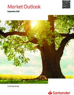 Market Outlook September 2021 - Santander