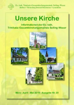 Unsere Kirche Ev.-luth. Trinitatis-Gesamtkirchengemeinde Solling-Weser - Informationen der Ev.-luth - in der Ev.-luth. Trintatis ...