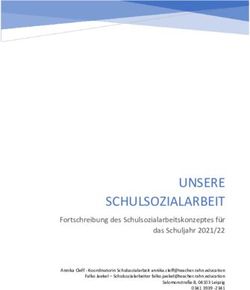 UNSERE SCHULSOZIALARBEIT - Fortschreibung des Schulsozialarbeitskonzeptes für das Schuljahr 2021/22 - Rahn Education