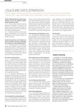 "Culture eats strategy" - All for One Group