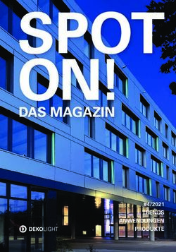 TRENDS ANWENDUNGEN PRODUKTE - #4/2021 - OXOMI