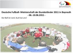 Deutsche Fußball-Meisterschaft der Bundesländer 2011 in Bayreuth 06.-10.06.2011 - Der Ball ist rund. Auch bei uns! - Diakonie ...