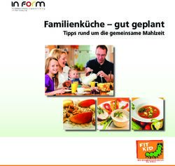 Familienk&uuml;che - gut geplant - Tipps rund um die gemeinsame Mahlzeit
