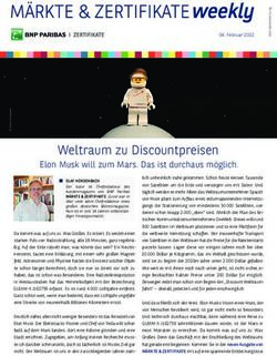 Weltraum zu Discountpreisen - Elon Musk will zum Mars. Das ist durchaus möglich - BNP Paribas Zertifikate