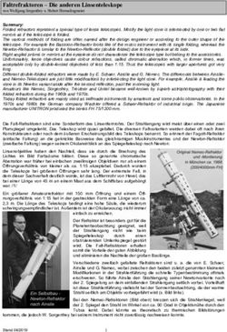 Faltrefraktoren - Die anderen Linsenteleskope - Projekt Astrotech Hannover wolfgang paech