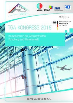 TGA-KONGRESS 2018 Innovationen in der Geb&auml;udetechnik Forschung und Wissenschaft - 22./23. M&auml;rz 2018 TU Berlin - Fachverband Geb&auml;ude-Klima e. V.