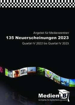 135 Neuerscheinungen 2023 - Angebot f&uuml;r Medienzentren