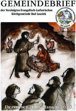 GEMEINDEBRIEF - Dezember 2019 - Januar 2020 - der Vereinigten Evangelisch-Lutherischen - Luth. Kirchgemeinde Bad Lausick