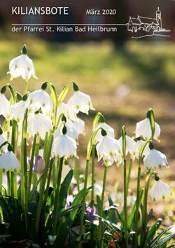 KILIANSBOTE M&auml;rz2020 der Pfarrei St. Kilian Bad Heilbrunn - Bistum Augsburg