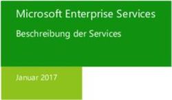 Microsoft Enterprise Services - Beschreibung der Services Januar 2017