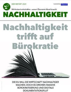 Nachhaltigkeit NACHHALTIGKEIT - trifft auf Bürokratie - WIRTSCHAFTSNACHRICHTEN ...