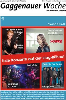 Jahrgang Nr. 13/2017 30. M&auml;rz 2017 - Stadt Gaggenau
