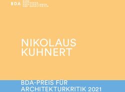 NIKOLAUS KUHNERT BDA-PREIS F&Uuml;R ARCHITEKTURKRITIK 2021 - Bund Deutscher Architekten