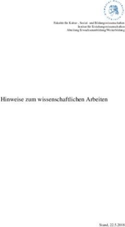 Hinweise zum wissenschaftlichen Arbeiten - Institut f&uuml;r ...