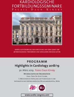 KARDIOLOGISCHE FORTBILDUNGSSEMINARE - Medizinische Ausstellungs- und ...