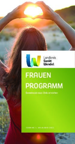 FRAUEN PROGRAMM Landkreis Sankt Wendel - Gemeinsam neue Ziele erreichen