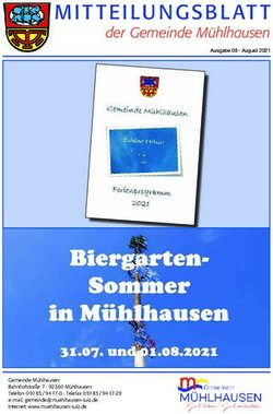 Der Gemeinde Mühlhausen - Druckerei Fuchs GmbH