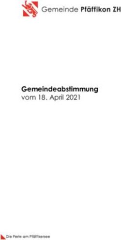 Gemeindeabstimmung vom 18. April 2021 - Gemeinde Pfäffikon