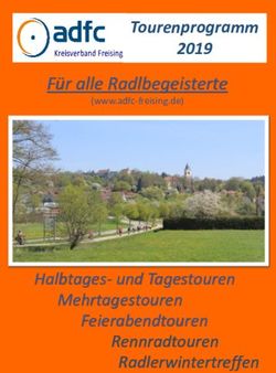 F&uuml;r alle Radlbegeisterte - Tourenprogramm 2019 - Halbtages- und Tagestouren Mehrtagestouren