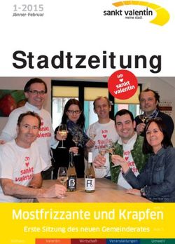 Stadtzeitung - Mostfrizzante und Krapfen 1-2015 - St. Valentin
