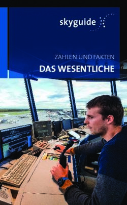 DAS WESENTLICHE ZAHLEN UND FAKTEN - XXXXX - Skyguide