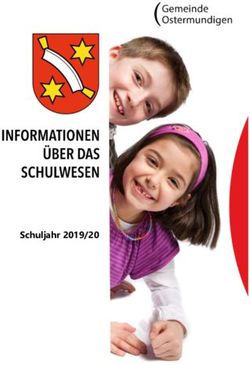 Schuljahr 2019/20 - Gemeinde Ostermundigen
