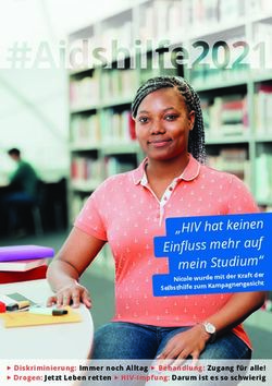 "HIV hat keinen Einfluss mehr auf mein Studium" - Nicole wurde mit der Kraft der Selbsthilfe zum Kampagnengesicht - Deutsche ...