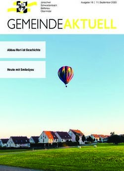 Abbau Hori ist Geschichte Heute mit Smile4you - Ausgabe 18 | 11. September 2020 - Gemeinde ...