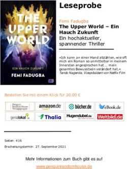 Leseprobe The Upper World - Ein Hauch Zukunft Ein hochaktueller, spannender Thriller