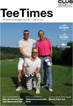TeeTimes MAGAZINE FOR MEMBERS ONLY NR. 2 HERBST 2O18 - GOLF CLUB SEMPACH