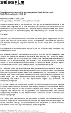 Vorwort - Corona Stab Chur