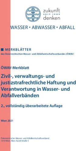 Zivil-, verwaltungs- und justizstrafrechtliche Haftung und Verantwortung in Wasser- und Abfallverb&auml;nden - &Ouml;WAV