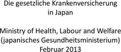 Die gesetzliche Krankenversicherung in Japan Ministry of Health, Labour and Welfare (japanisches Gesundheitsministerium) Februar 2013