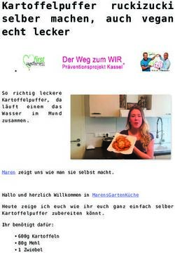 Kartoffelpuffer ruckizucki selber machen, auch vegan echt lecker