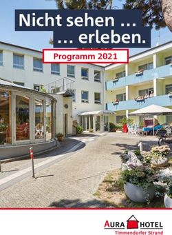Nicht sehen erleben - Programm 2021 - AURA-Hotel Timmendorfer Strand