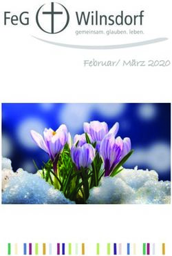 FEBRUAR/ MÄRZ 2020 - FEG WILNSDORF