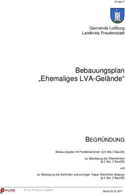 Bebauungsplan "Ehemaliges LVA-Gel&auml;nde" - BEGR&Uuml;NDUNG - Pureplanning