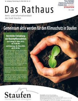 Das Rathaus Amts- und Informationsblatt der Stadt Staufen